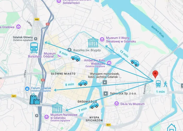 World - 10 Minutes To Old Town & Seaside Проживание в семье